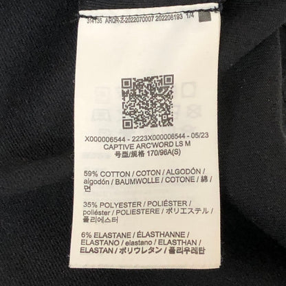 【中古品】【メンズ】 ARC'TERYX アークテリクス CAPTIVE ARCWORD L/S SHIRT X000006544 キャプティブ アークワード ロングスリーブ シャツ トップス 長袖 144-251124-ts-11-tei サイズ：S カラー：ブラック 万代Net店