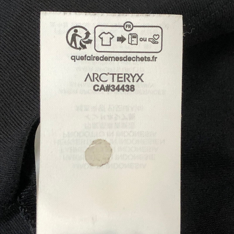 【中古品】【メンズ】 ARC'TERYX アークテリクス CAPTIVE ARCWORD L/S SHIRT X000006544 キャプティブ アークワード ロングスリーブ シャツ トップス 長袖 144-251124-ts-11-tei サイズ：S カラー：ブラック 万代Net店