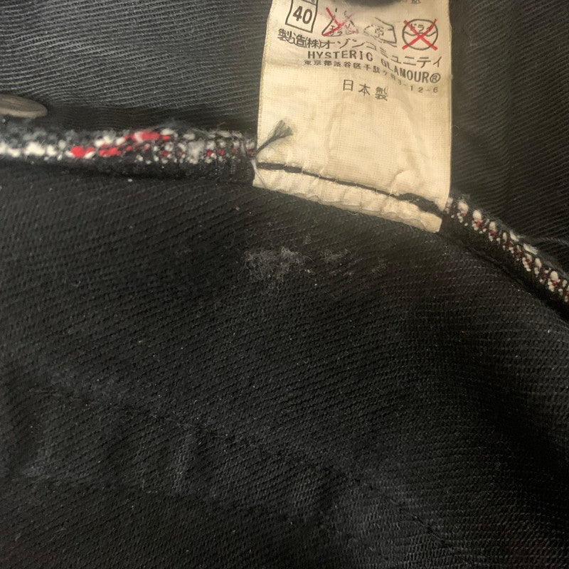 【中古品】【メンズ】 HYSTERIC GLAMOUR ヒステリックグラマー STUDDED DENIM PANTS 0243AP16 スタッズ デニムパンツ ボトムス 151-251124-ts-22-tei サイズ：30 カラー：ブラック 万代Net店