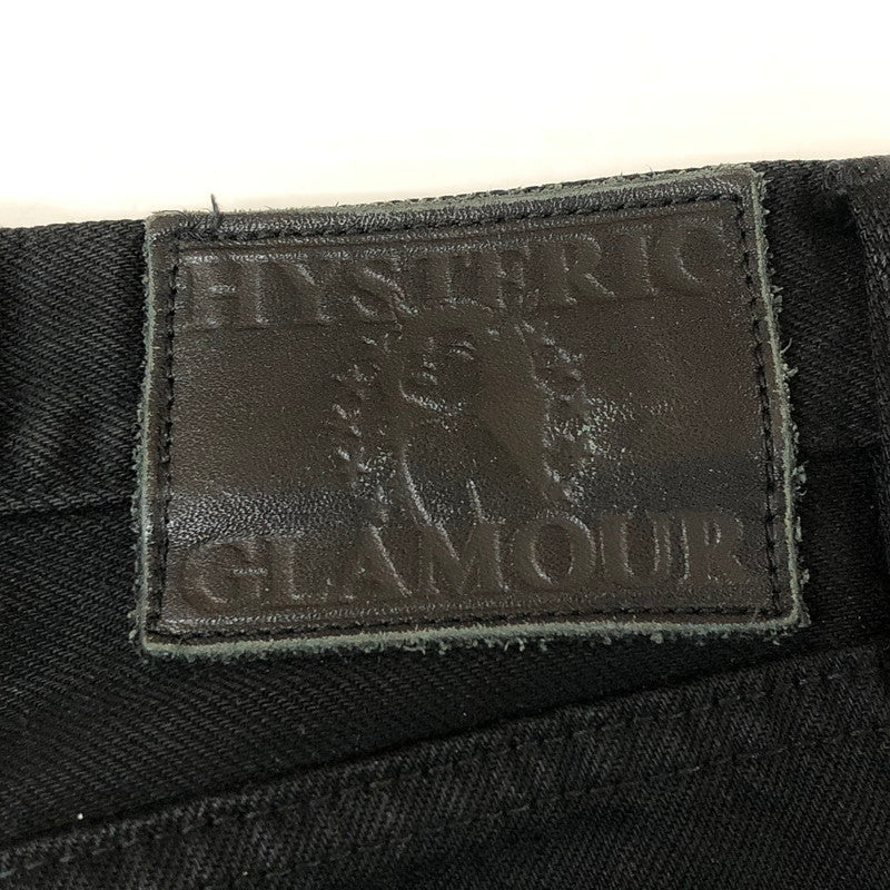 【中古品】【メンズ】 HYSTERIC GLAMOUR ヒステリックグラマー STUDDED DENIM PANTS 0243AP16 スタッズ デニムパンツ ボトムス 151-251124-ts-22-tei サイズ：30 カラー：ブラック 万代Net店
