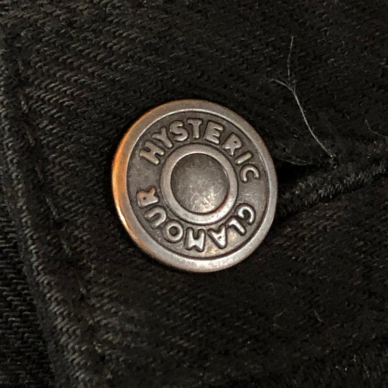 【中古品】【メンズ】 HYSTERIC GLAMOUR ヒステリックグラマー STUDDED DENIM PANTS 0243AP16 スタッズ デニムパンツ ボトムス 151-251124-ts-22-tei サイズ：30 カラー：ブラック 万代Net店