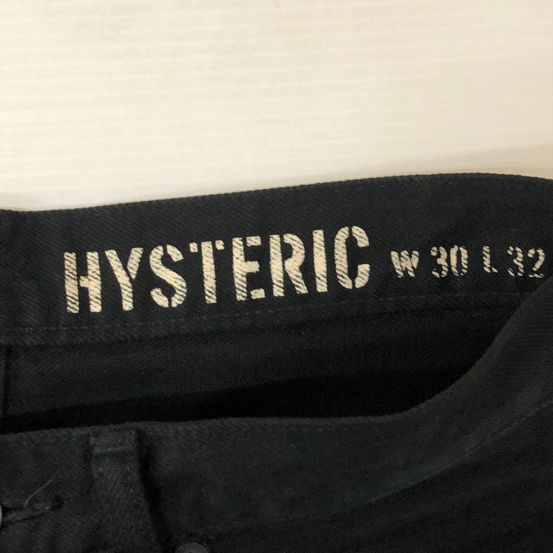 【中古品】【メンズ】 HYSTERIC GLAMOUR ヒステリックグラマー STUDDED DENIM PANTS 0243AP16 スタッズ デニムパンツ ボトムス 151-251124-ts-22-tei サイズ：30 カラー：ブラック 万代Net店
