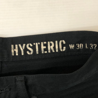 【中古品】【メンズ】 HYSTERIC GLAMOUR ヒステリックグラマー STUDDED DENIM PANTS 0243AP16 スタッズ デニムパンツ ボトムス 151-251124-ts-22-tei サイズ：30 カラー：ブラック 万代Net店