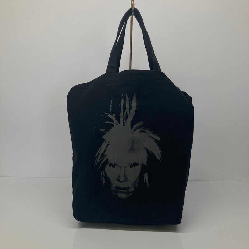 【中古品】【メンズ/レディース】 KAWS カウズ ×ANDY WARHOL アンディ・ウォーホル トートバッグ カバン 188-260822-AS-6-hon カラー：ブラック 万代Net店