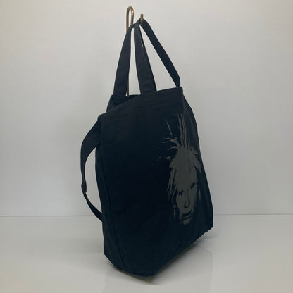 【中古品】【メンズ/レディース】 KAWS カウズ ×ANDY WARHOL アンディ・ウォーホル トートバッグ カバン 188-260822-AS-6-hon カラー：ブラック 万代Net店