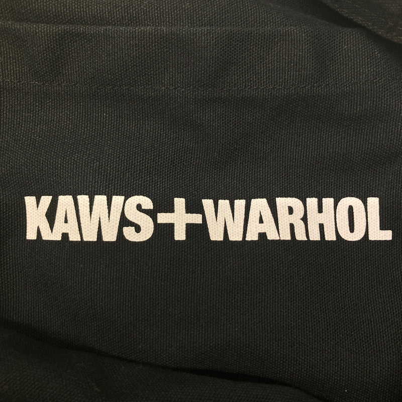 【中古品】【メンズ/レディース】 KAWS カウズ ×ANDY WARHOL アンディ・ウォーホル トートバッグ カバン 188-260822-AS-6-hon カラー：ブラック 万代Net店
