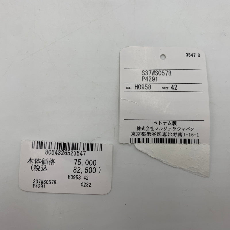 【中古品】【メンズ】 MAISON MARGIELA メゾンマルジェラ TABI SNEAKERS S37WS0578 P4291 タビ スニーカー 靴 183-251225-ko-19-tei サイズ：42 カラー：ブラック 万代Net店
