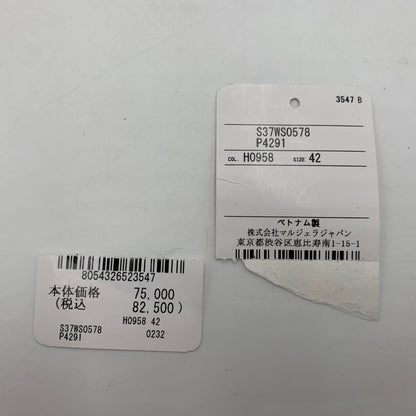 【中古品】【メンズ】 MAISON MARGIELA メゾンマルジェラ TABI SNEAKERS S37WS0578 P4291 タビ スニーカー 靴 183-251225-ko-19-tei サイズ：42 カラー：ブラック 万代Net店