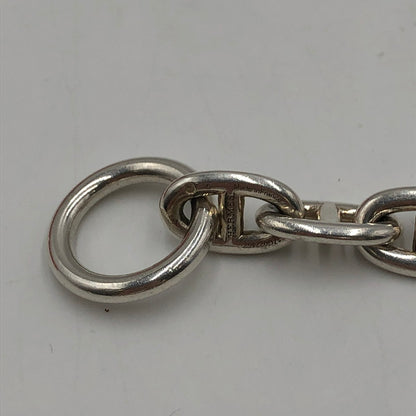 【中古品】【メンズ/レディース】 HERMES エルメス SILVER シェーヌダンクル ブレスレット MM アクセサリー 16コマ 182-251123-yy-08-tei サイズ：MM カラー：シルバー 万代Net店