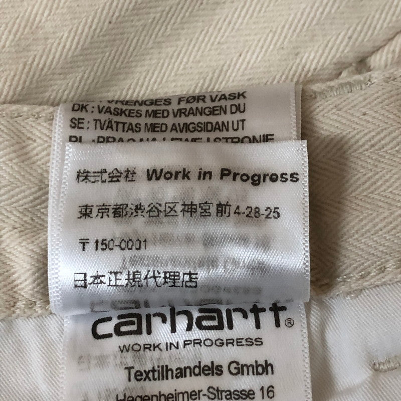 【中古品】【メンズ】 Carhartt WIP カーハート ワークインプログレス SALFORD PANT I029783 サルフォード パンツ ボトムス 156-251122-yy-08-tei サイズ：30 カラー：クリーム 万代Net店