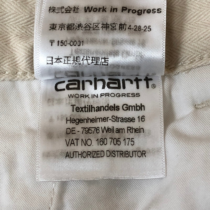 【中古品】【メンズ】 Carhartt WIP カーハート ワークインプログレス SALFORD PANT I029783 サルフォード パンツ ボトムス 156-251122-yy-08-tei サイズ：30 カラー：クリーム 万代Net店