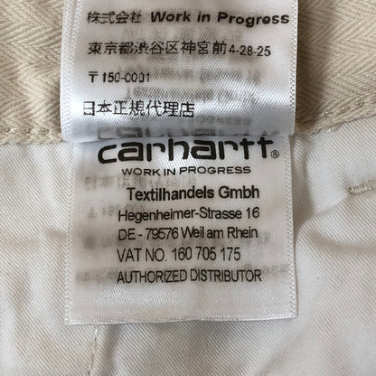 【中古品】【メンズ】 Carhartt WIP カーハート ワークインプログレス SALFORD PANT I029783 サルフォード パンツ ボトムス 156-251122-yy-08-tei サイズ：30 カラー：クリーム 万代Net店