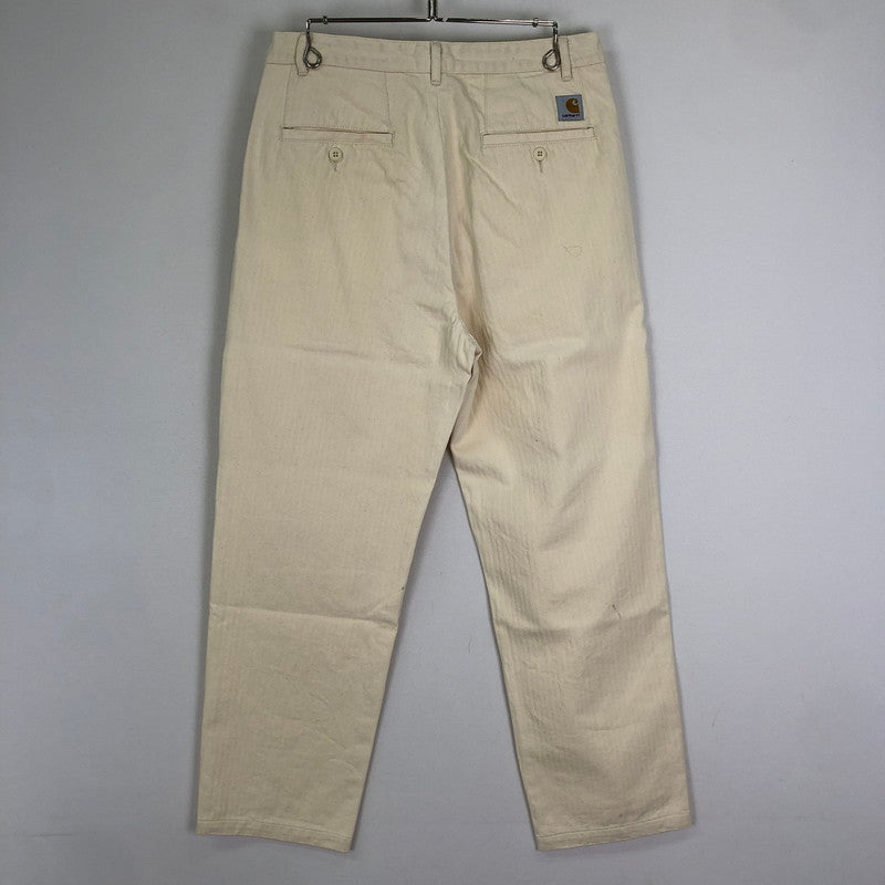 【中古品】【メンズ】 Carhartt WIP カーハート ワークインプログレス SALFORD PANT I029783 サルフォード パンツ ボトムス 156-251122-yy-08-tei サイズ：30 カラー：クリーム 万代Net店