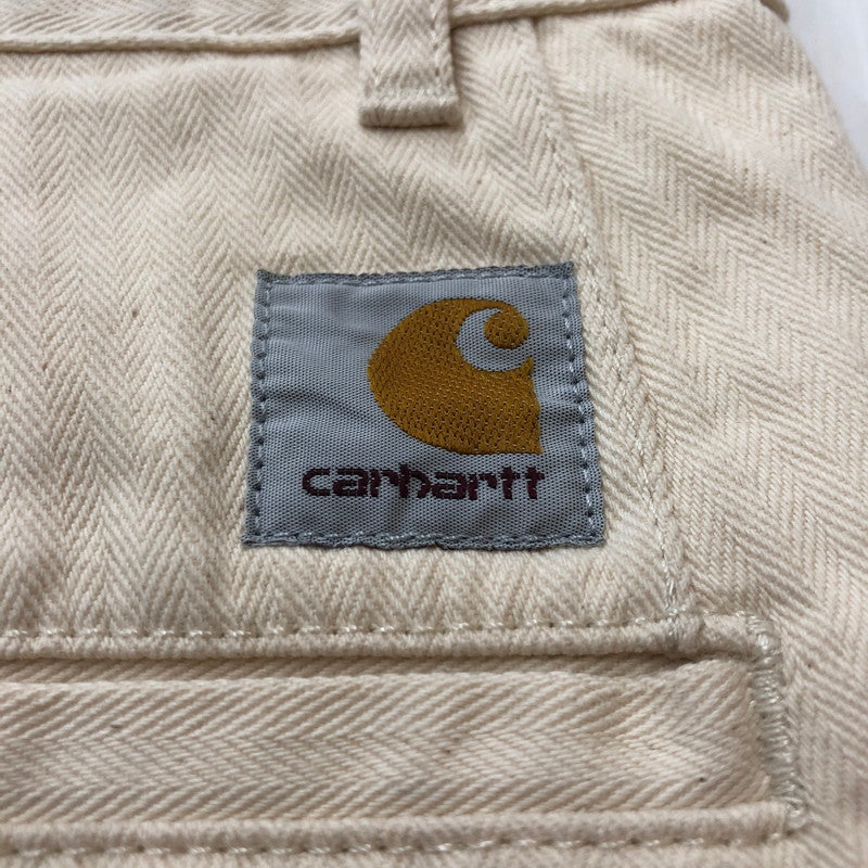 【中古品】【メンズ】 Carhartt WIP カーハート ワークインプログレス SALFORD PANT I029783 サルフォード パンツ ボトムス 156-251122-yy-08-tei サイズ：30 カラー：クリーム 万代Net店