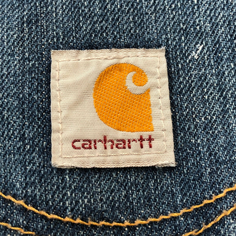 【中古品】【メンズ】 Carhartt カーハート TRADITIONAL FIT HAND PAINTED DENIM PANTS 101496-420 トラディショナル フィット ハンドペイント デニムパンツ ボトムス ジーンズ 156-251122-yy-11-tei サイズ：38 カラー：インディゴ 万代Net店