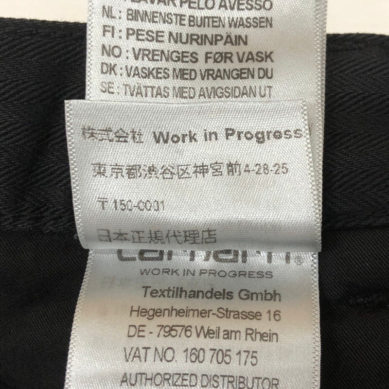 【中古品】【メンズ】 Carhartt WIP カーハート ワークインプログレス SALFORD PANT I029783 サルフォード パンツ ボトムス 156-251122-yy-09-tei サイズ：30 カラー：ブラック 万代Net店