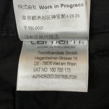 【中古品】【メンズ】 Carhartt WIP カーハート ワークインプログレス SALFORD PANT I029783 サルフォード パンツ ボトムス 156-251122-yy-09-tei サイズ：30 カラー：ブラック 万代Net店