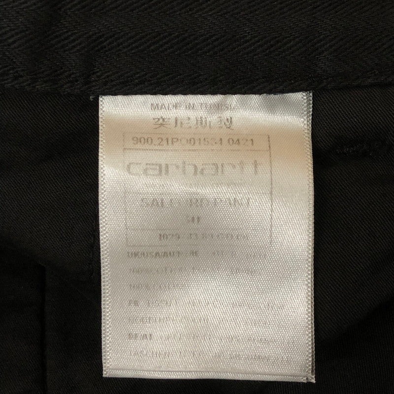 【中古品】【メンズ】 Carhartt WIP カーハート ワークインプログレス SALFORD PANT I029783 サルフォード パンツ ボトムス 156-251122-yy-09-tei サイズ：30 カラー：ブラック 万代Net店