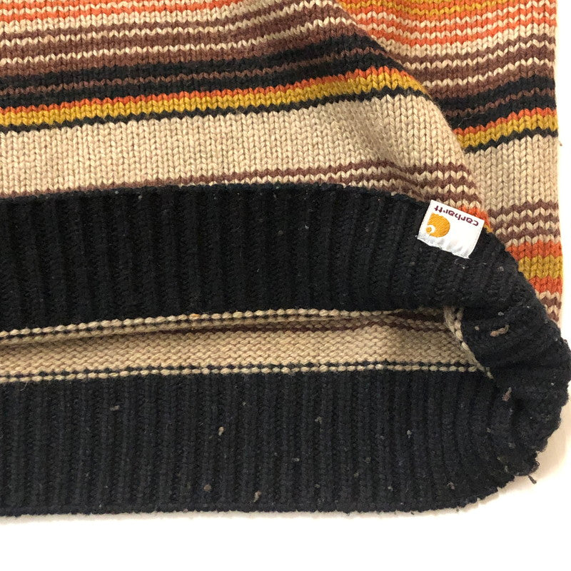 【中古品】【メンズ】 Carhartt WIP カーハート ワークインプログレス TUSCON SWEATER I029521 ツーソン セーター 長袖 トップス ニット 145-251122-yy-05-tei サイズ：M カラー：オレンジ 万代Net店