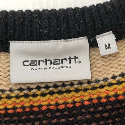 【中古品】【メンズ】 Carhartt WIP カーハート ワークインプログレス TUSCON SWEATER I029521 ツーソン セーター 長袖 トップス ニット 145-251122-yy-05-tei サイズ：M カラー：オレンジ 万代Net店
