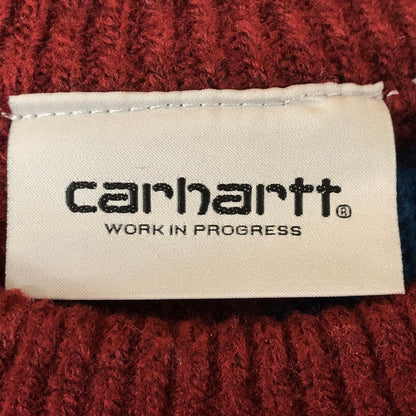 【中古品】【メンズ】 Carhartt WIP カーハート ワークインプログレス JOYRIDE SWEATER A222064 ジョイライド セーター トップス ニット 145-251124-yy-16-tei サイズ：M カラー：ボルドー/ブルー 万代Net店