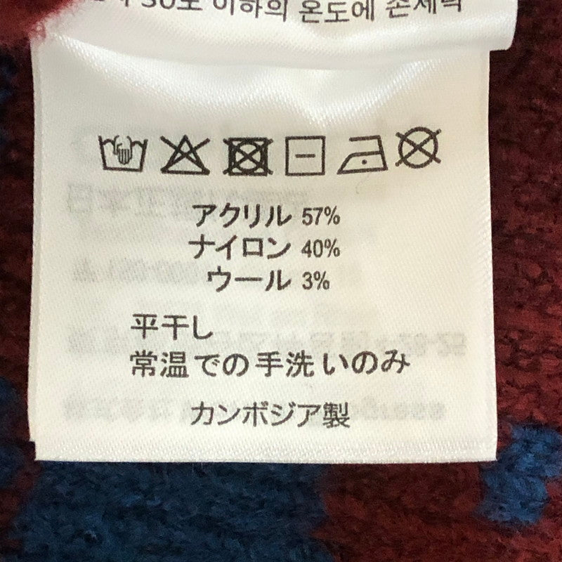 【中古品】【メンズ】 Carhartt WIP カーハート ワークインプログレス JOYRIDE SWEATER A222064 ジョイライド セーター トップス ニット 145-251124-yy-16-tei サイズ：M カラー：ボルドー/ブルー 万代Net店