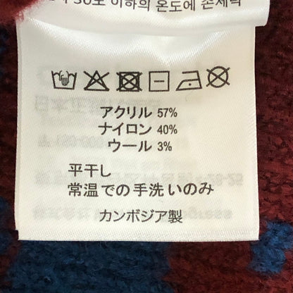 【中古品】【メンズ】 Carhartt WIP カーハート ワークインプログレス JOYRIDE SWEATER A222064 ジョイライド セーター トップス ニット 145-251124-yy-16-tei サイズ：M カラー：ボルドー/ブルー 万代Net店