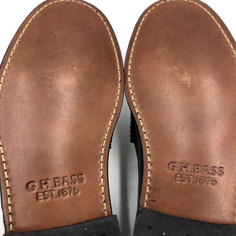 【中古品】【メンズ】 G.H.BASS & COMPANY ジーエイチバス LARSON BA11010H-001 ラーソン 靴 ローファー 164-251123-yy-03-tei サイズ：26.5 カラー：ブラック 万代Net店
