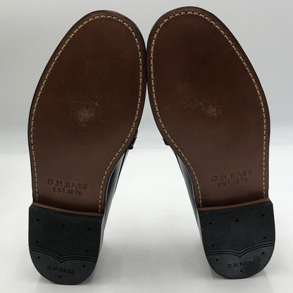【中古品】【メンズ】 G.H.BASS & COMPANY ジーエイチバス LARSON BA11010H-001 ラーソン 靴 ローファー 164-251123-yy-03-tei サイズ：26.5 カラー：ブラック 万代Net店