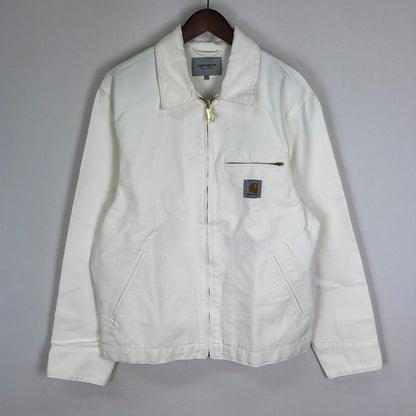 【中古品】【メンズ】 Carhartt WIP カーハート ワークインプログレス DETROIT JACKET I033112 デトロイト ジャケット ライトアウター 145-251124-yy-10-tei サイズ：M カラー：ホワイト 万代Net店