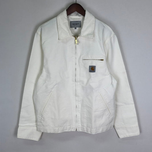 【中古品】【メンズ】 Carhartt WIP カーハート ワークインプログレス DETROIT JACKET I033112 デトロイト ジャケット ライトアウター 145-251124-yy-10-tei サイズ：M カラー：ホワイト 万代Net店