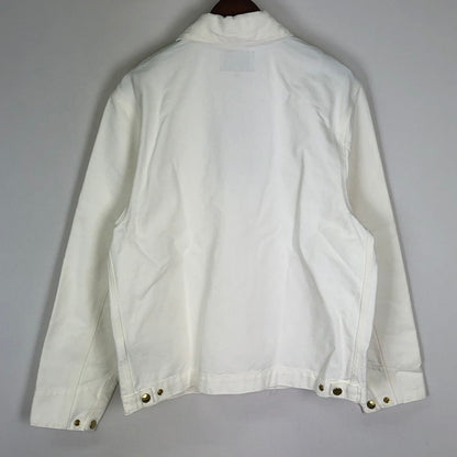 【中古品】【メンズ】 Carhartt WIP カーハート ワークインプログレス DETROIT JACKET I033112 デトロイト ジャケット ライトアウター 145-251124-yy-10-tei サイズ：M カラー：ホワイト 万代Net店