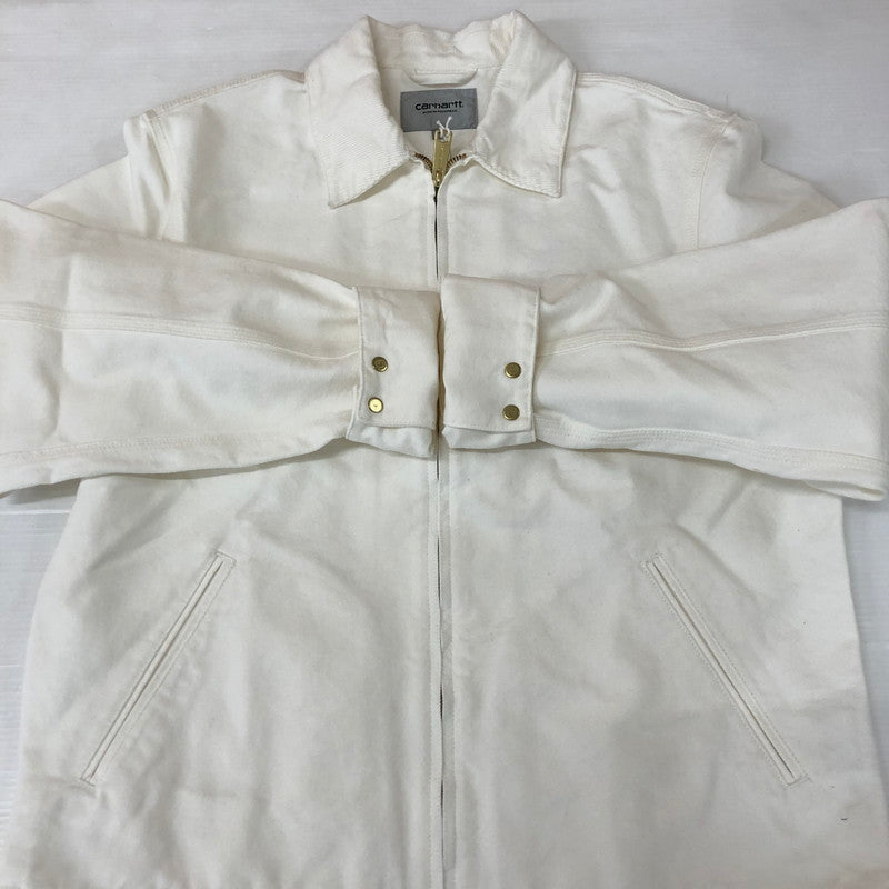 【中古品】【メンズ】 Carhartt WIP カーハート ワークインプログレス DETROIT JACKET I033112 デトロイト ジャケット ライトアウター 145-251124-yy-10-tei サイズ：M カラー：ホワイト 万代Net店