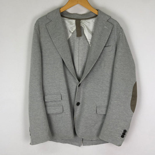 【中古品】【メンズ】 eleventy イレブンティ ELBOW PATCH TAILORED JACKET 979JA0004 エルボー パッチ テーラードジャケット ライトアウター 147-251128-yy-25-tei サイズ：50 カラー：グレー 万代Net店
