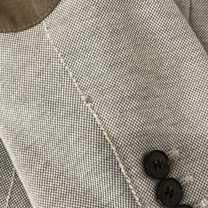 【中古品】【メンズ】 eleventy イレブンティ ELBOW PATCH TAILORED JACKET 979JA0004 エルボー パッチ テーラードジャケット ライトアウター 147-251128-yy-25-tei サイズ：50 カラー：グレー 万代Net店