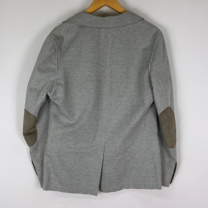 【中古品】【メンズ】 eleventy イレブンティ ELBOW PATCH TAILORED JACKET 979JA0004 エルボー パッチ テーラードジャケット ライトアウター 147-251128-yy-25-tei サイズ：50 カラー：グレー 万代Net店