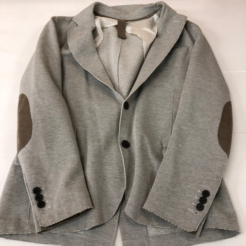 【中古品】【メンズ】 eleventy イレブンティ ELBOW PATCH TAILORED JACKET 979JA0004 エルボー パッチ テーラードジャケット ライトアウター 147-251128-yy-25-tei サイズ：50 カラー：グレー 万代Net店