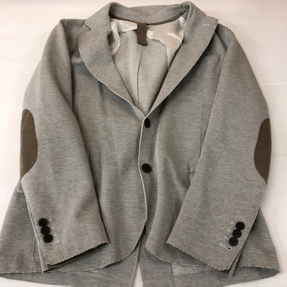 【中古品】【メンズ】 eleventy イレブンティ ELBOW PATCH TAILORED JACKET 979JA0004 エルボー パッチ テーラードジャケット ライトアウター 147-251128-yy-25-tei サイズ：50 カラー：グレー 万代Net店
