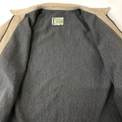 【中古品】【メンズ】 POST OVERALLS ポストオーバーオールズ 90’s ZIP JACKET MADE IN USA 90年代 ジップジャケット アウター フルジップ ワークジャケット USA製 145-251124-ts-14-tei サイズ：L カラー：アイボリー 万代Net店