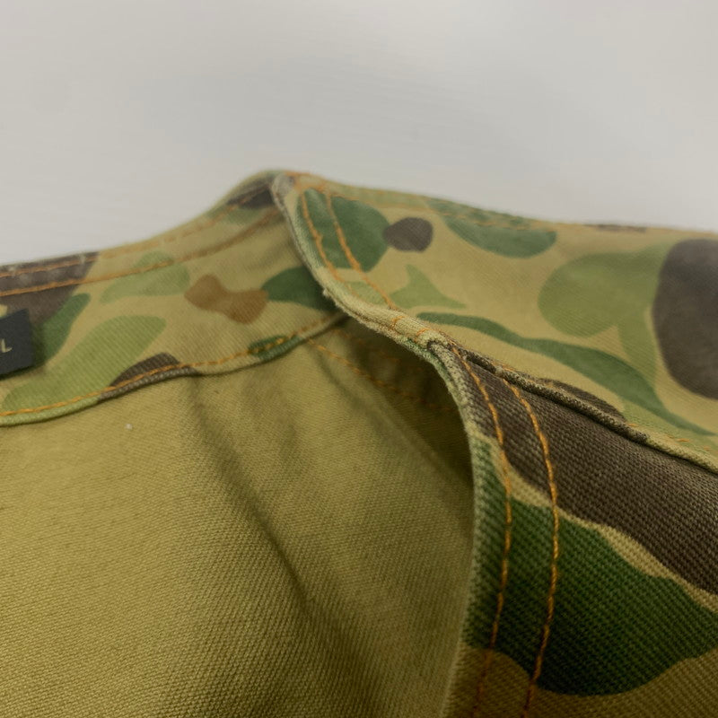 【中古品】【メンズ】 RRL ダブルアールエル CAMOUFLAGE VEST カモフラ ベスト ライトアウター 三ツ星 迷彩 147-251124-ts-18-tei サイズ：L カラー：カモ柄 万代Net店
