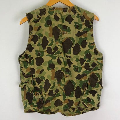 【中古品】【メンズ】 RRL ダブルアールエル CAMOUFLAGE VEST カモフラ ベスト ライトアウター 三ツ星 迷彩 147-251124-ts-18-tei サイズ：L カラー：カモ柄 万代Net店