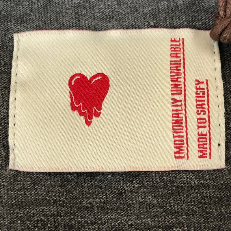 【中古品】【メンズ】 A BATHING APE アベイシングエイプ × EMOTIONALLY UNAVAILABLE エモーショナリー アンアベイラブル 別注 コラボ 25SS ABC CAMO TEE 1L23-110-924 ABC カモ Tシャツ 半袖 トップス ヴィンテージ加工 142-251124-yy-04-tei サイズ：L カラー：ブラック 万代Net店