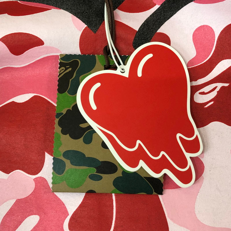 【中古品】【メンズ】 A BATHING APE アベイシングエイプ × EMOTIONALLY UNAVAILABLE エモーショナリー アンアベイラブル 別注 コラボ 25SS ABC CAMO TEE 1L23-110-924 ABC カモ Tシャツ 半袖 トップス ヴィンテージ加工 142-251124-yy-04-tei サイズ：L カラー：ブラック 万代Net店