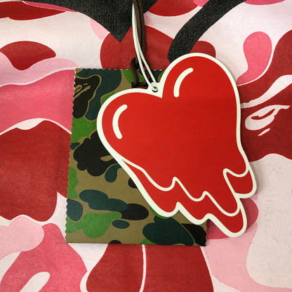 【中古品】【メンズ】 A BATHING APE アベイシングエイプ × EMOTIONALLY UNAVAILABLE エモーショナリー アンアベイラブル 別注 コラボ 25SS ABC CAMO TEE 1L23-110-924 ABC カモ Tシャツ 半袖 トップス ヴィンテージ加工 142-251124-yy-04-tei サイズ：L カラー：ブラック 万代Net店