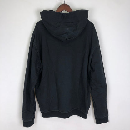 【中古品】【メンズ】 MAISON MARGIELA メゾンマルジェラ REVERSE LOGO SWEAT HOODIE S50GU0167 S25503 リバース ロゴ スウェット フーディ トップス パーカー 141-251122-yy-01-tei サイズ：46 カラー：ブラック 万代Net店