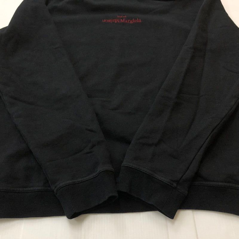 【中古品】【メンズ】 MAISON MARGIELA メゾンマルジェラ REVERSE LOGO SWEAT HOODIE S50GU0167 S25503 リバース ロゴ スウェット フーディ トップス パーカー 141-251122-yy-01-tei サイズ：46 カラー：ブラック 万代Net店