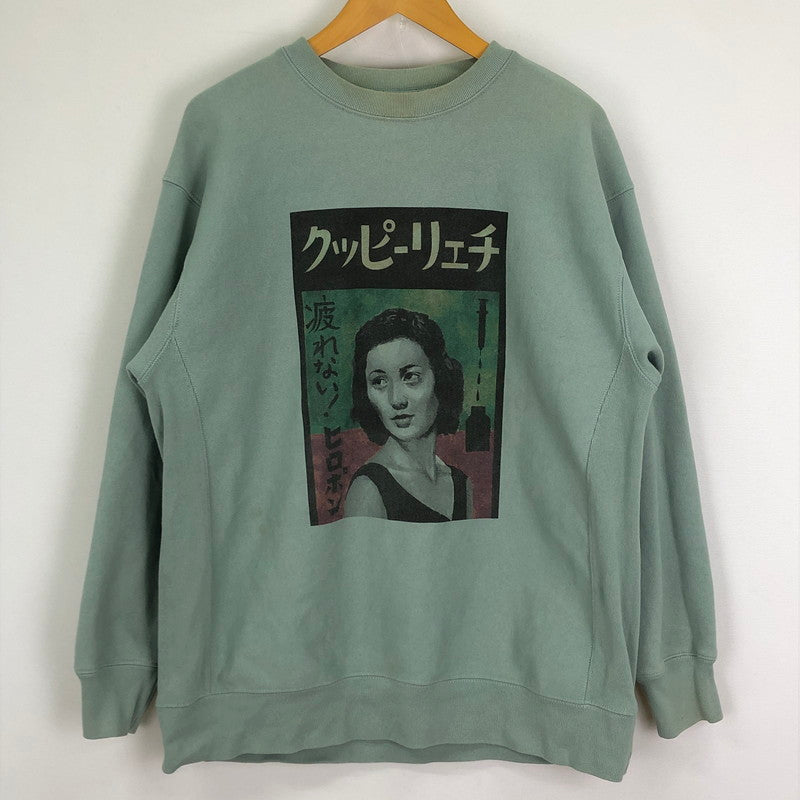 【現状渡し品】【メンズ】 Cherry Pick チェリーピック "worklove" CREWNECK SWEAT クルーネック スウェット 長袖 トップス トレーナー 147-251122-yy-06-tei サイズ：XL カラー：ブルー 万代Net店