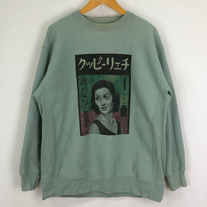 【現状渡し品】【メンズ】 Cherry Pick チェリーピック "worklove" CREWNECK SWEAT クルーネック スウェット 長袖 トップス トレーナー 147-251122-yy-06-tei サイズ：XL カラー：ブルー 万代Net店