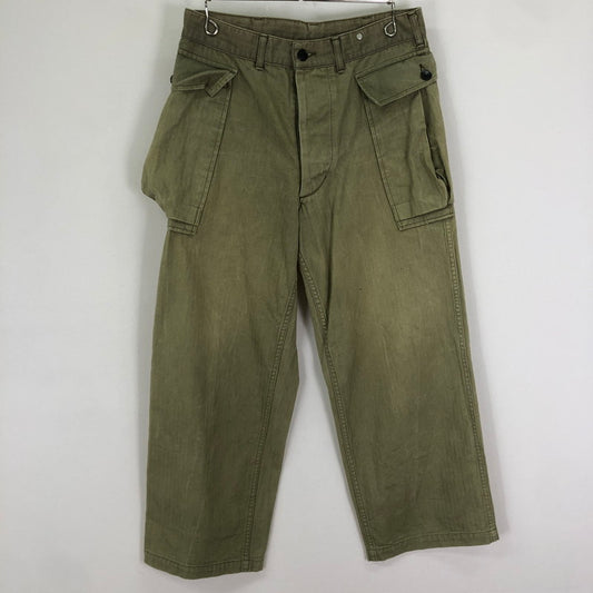 【中古品】【メンズ】 WAREHOUSE ウエアハウス U.S.ARMY M-43 HBT PANTS アメリカ軍 M-43 ヘリンボーンツイル パンツ ボトムス ミリタリー 156-251124-ts-29-tei サイズ：30 カラー：カーキ 万代Net店