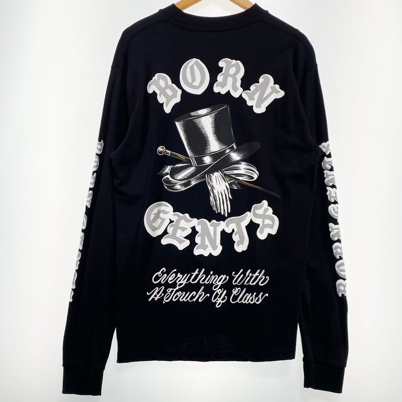【中古品】【メンズ】 BORN RAISED ボーン アンド レイズド × UNION ユニオン L/S TEE ロングスリーブ Tシャツ 長袖 トップス 142-260824-sa-16-tei サイズ：M カラー：ブラック 万代Net店